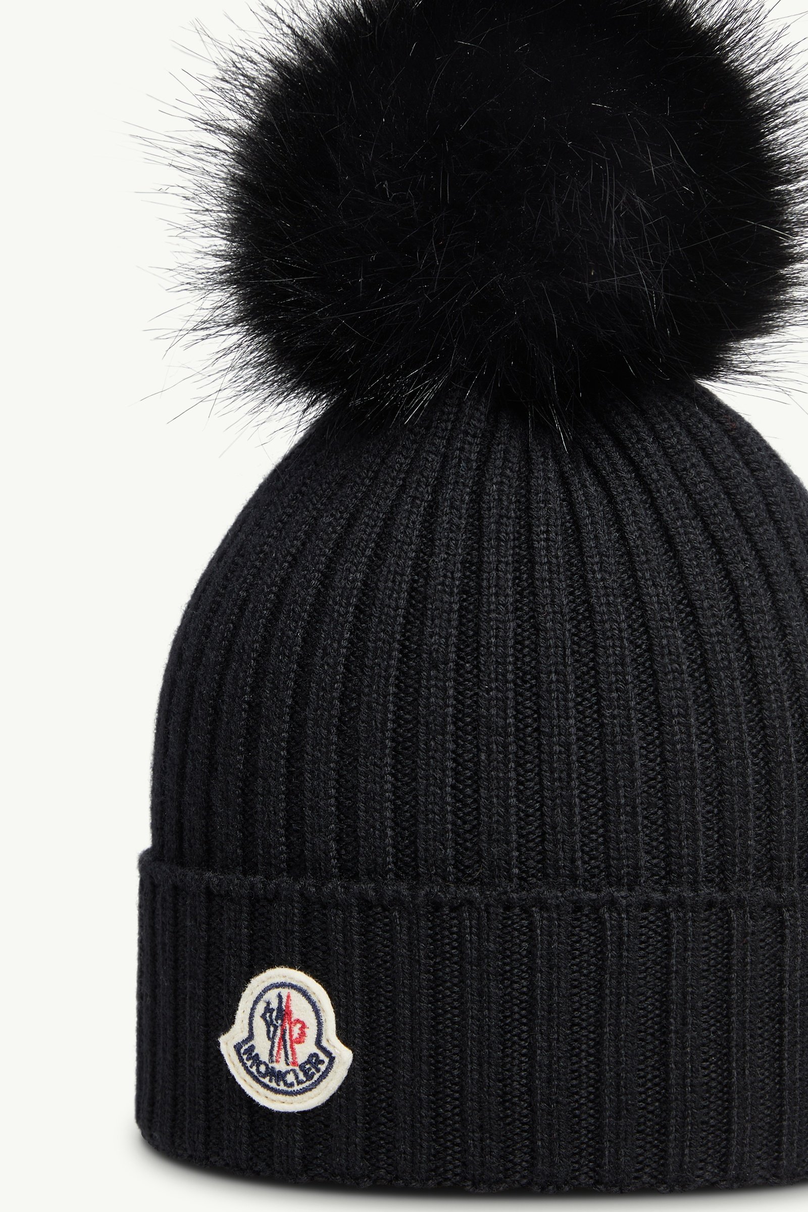 Alternative view of Wool Beanie with Pom Pom