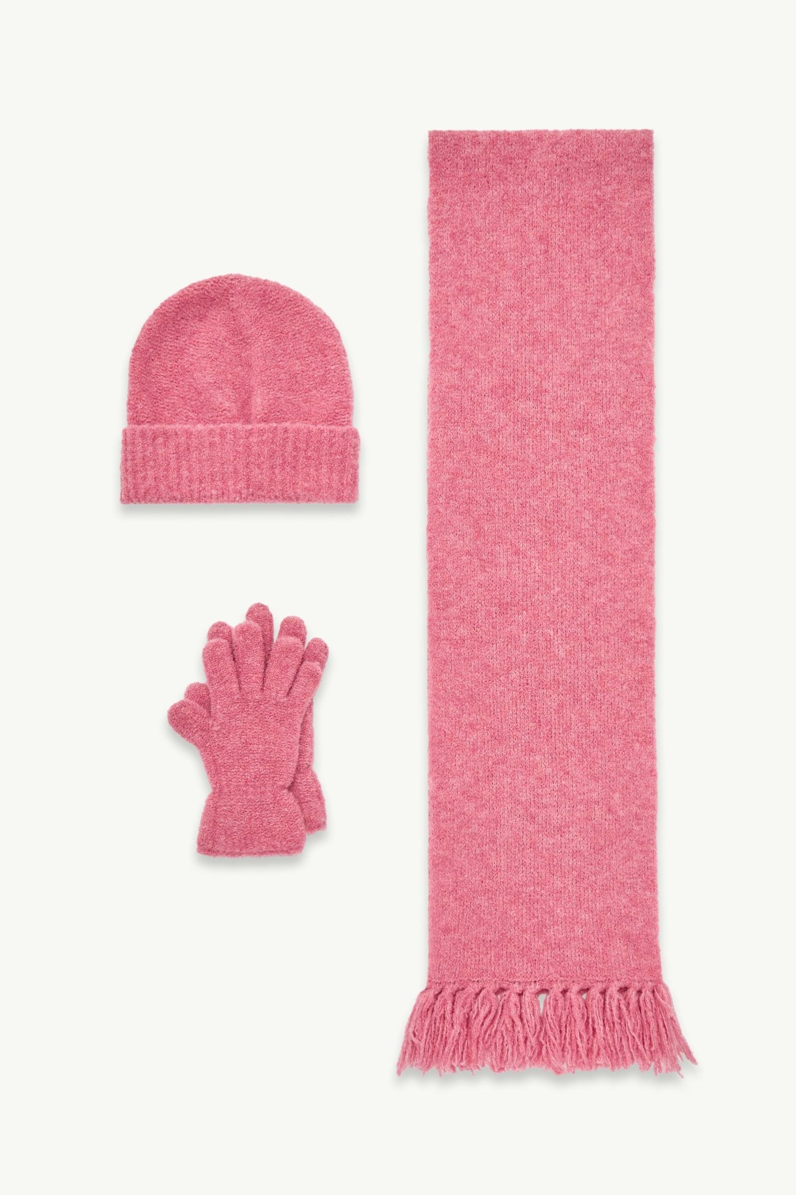 Alternative view of Beanie, Scarf and Gloves Set