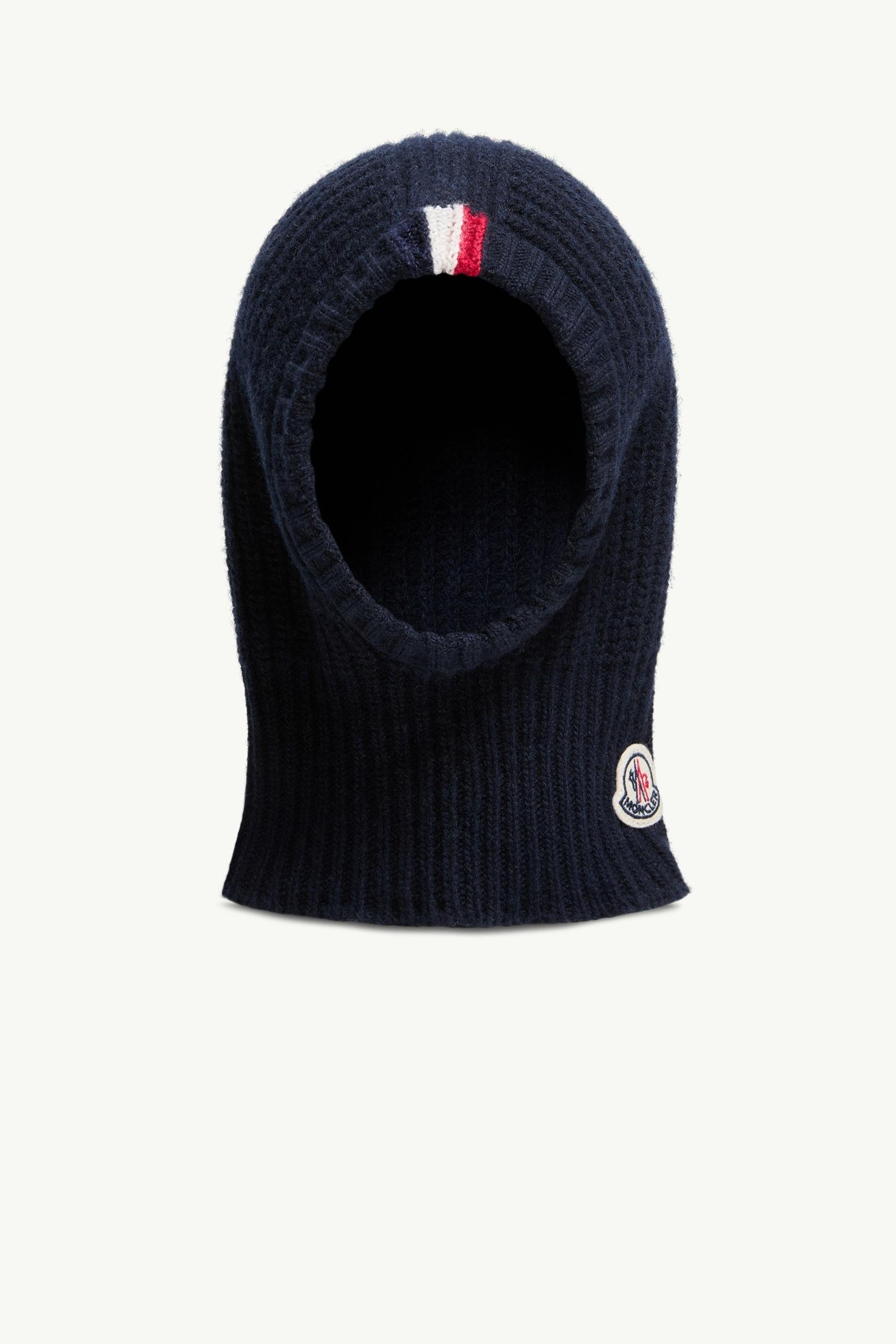 Tricolor Wool & Cashmere Blend Balaclava