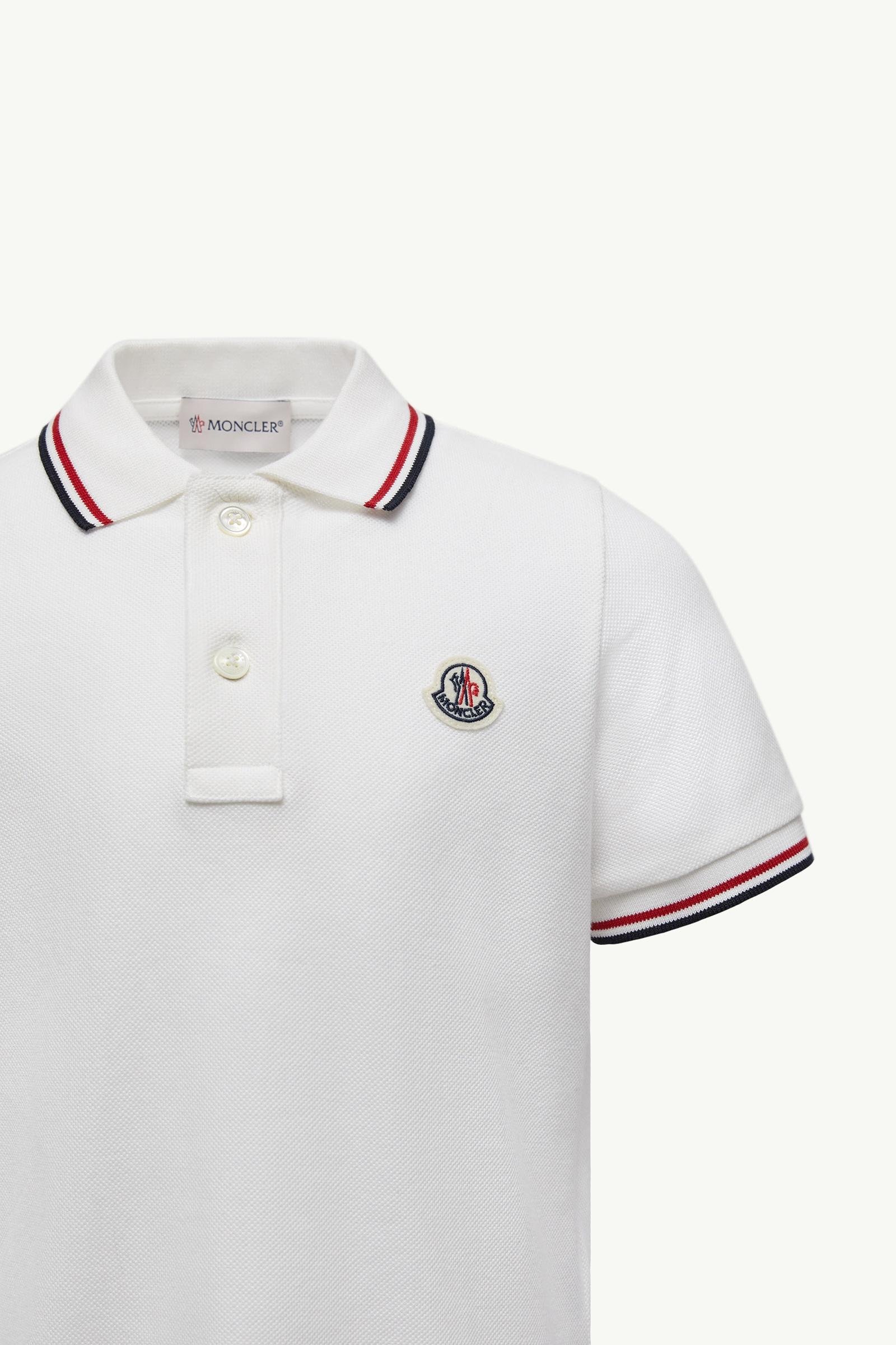 Alternative view of Tricolor Trim Cotton Piquet Polo Shirt