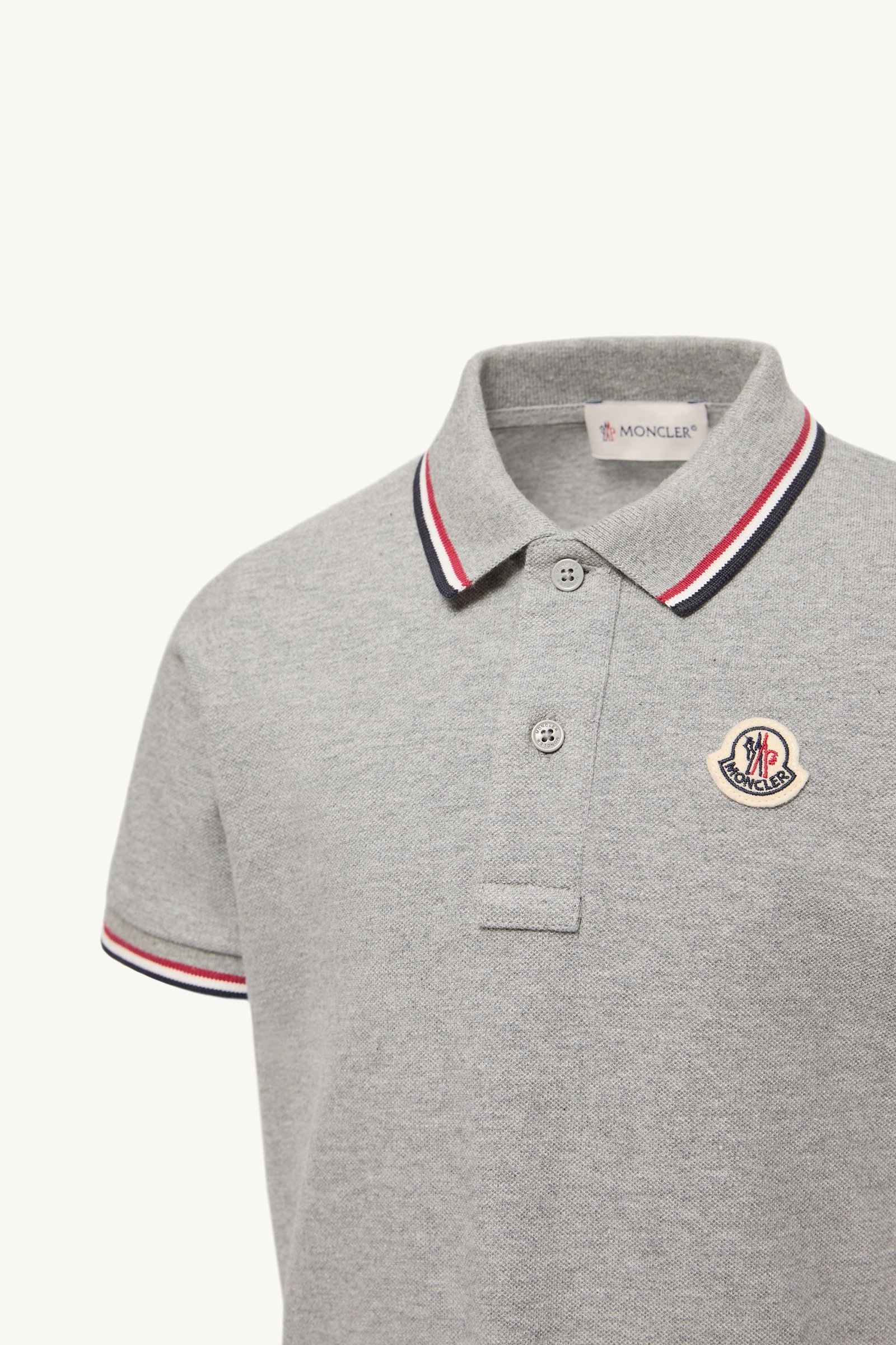 Alternative view of Tricolor Trim Cotton Piquet Polo Shirt