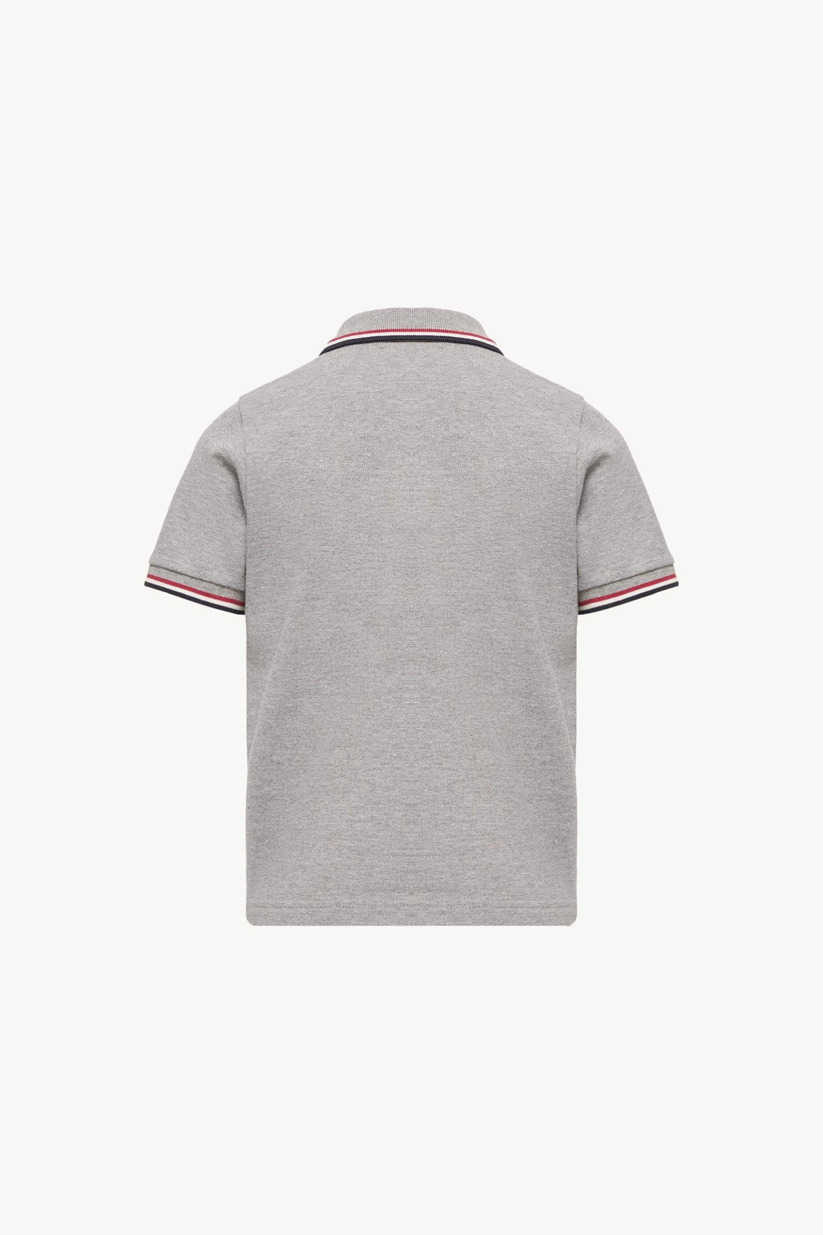 Tricolor Trim Cotton Piquet Polo Shirt - 图片 3