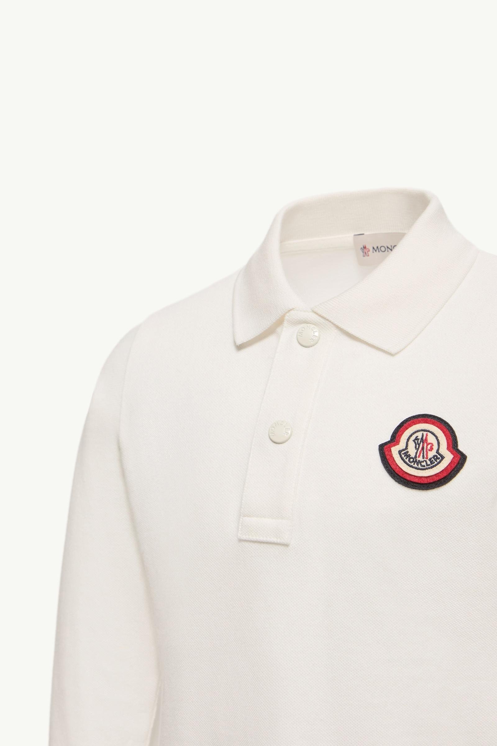 Alternative view of Long Sleeve Cotton Piquet Polo