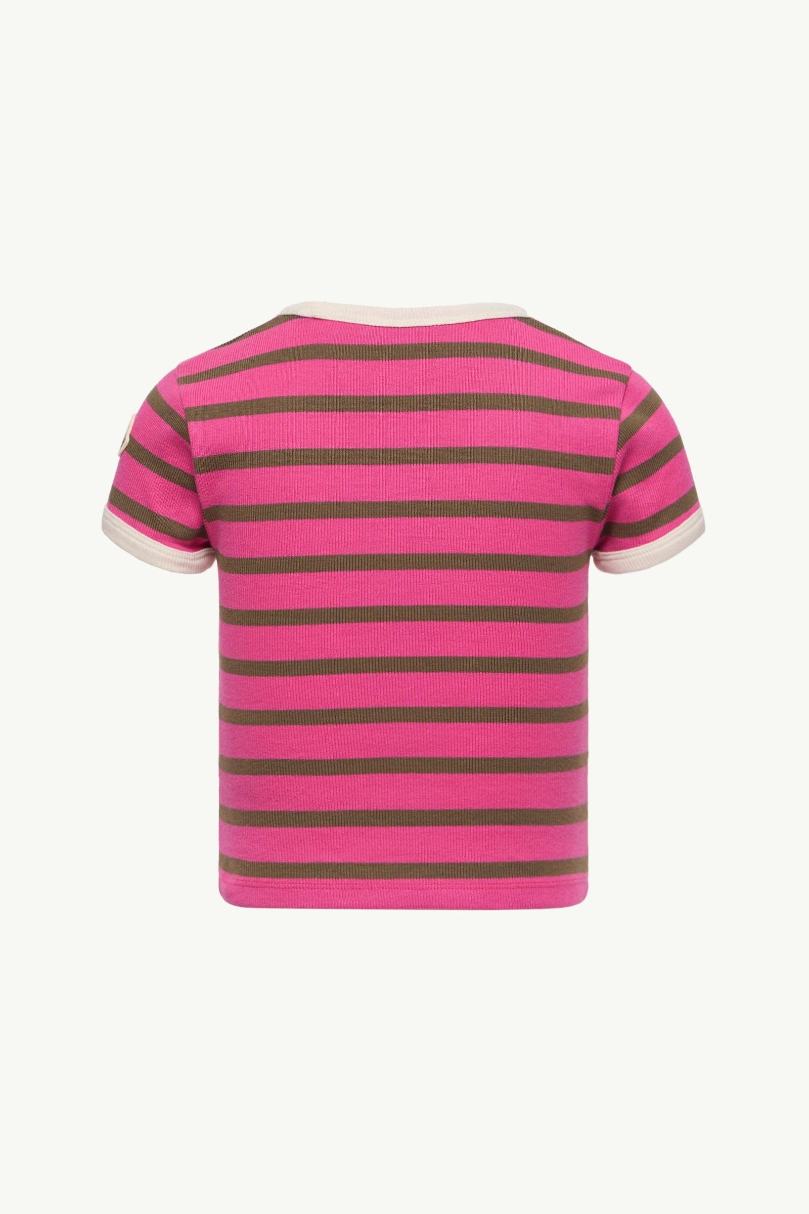 Striped Cotton T-Shirt - 图片 4