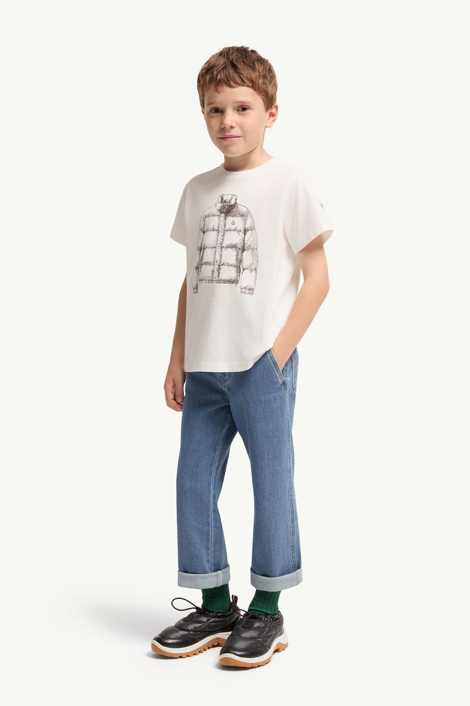 Alternative view of Puffer Jacket Print Cotton T-Shirt