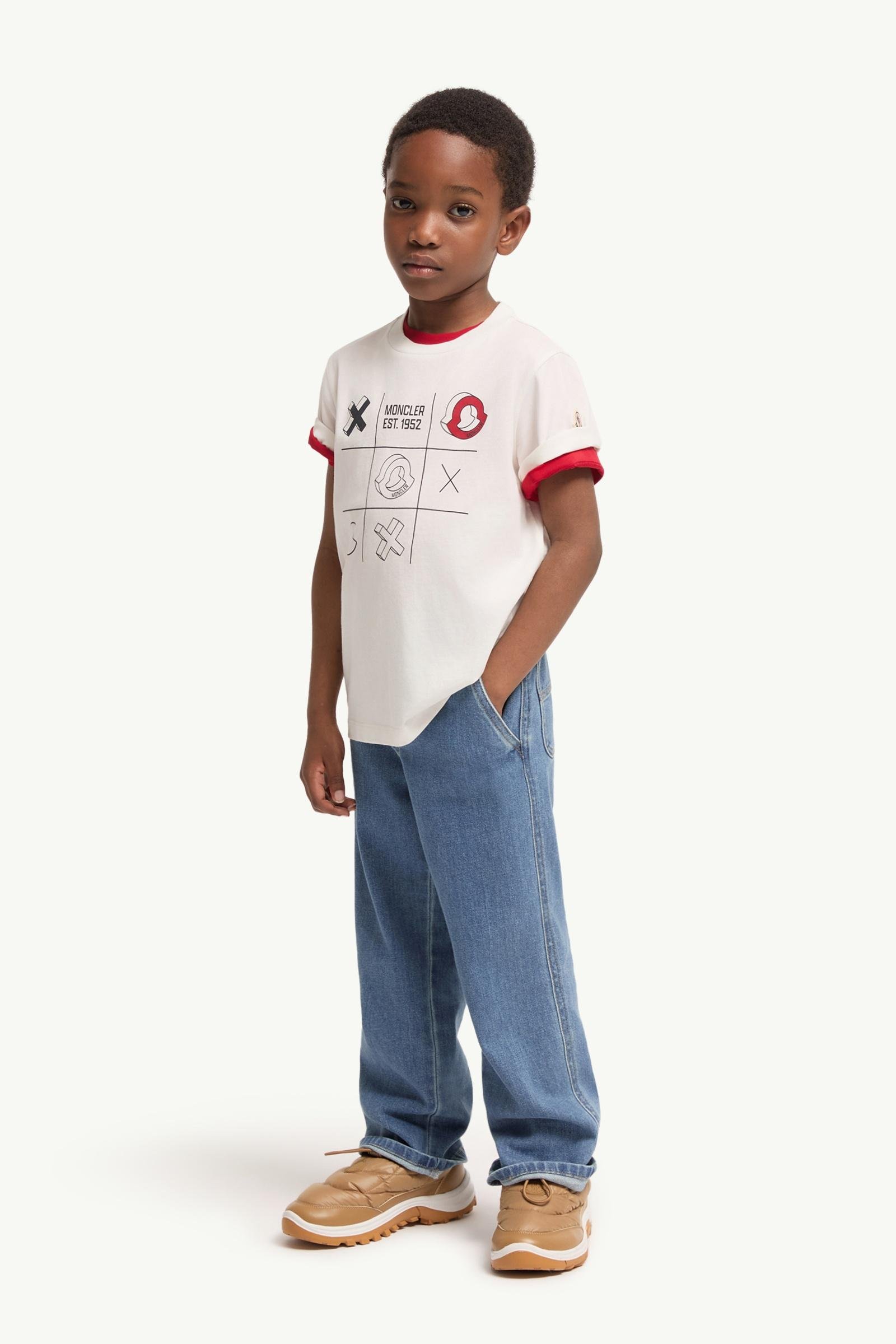 Alternative view of Tic Tac Toe Print Cotton Jersey T-Shirt