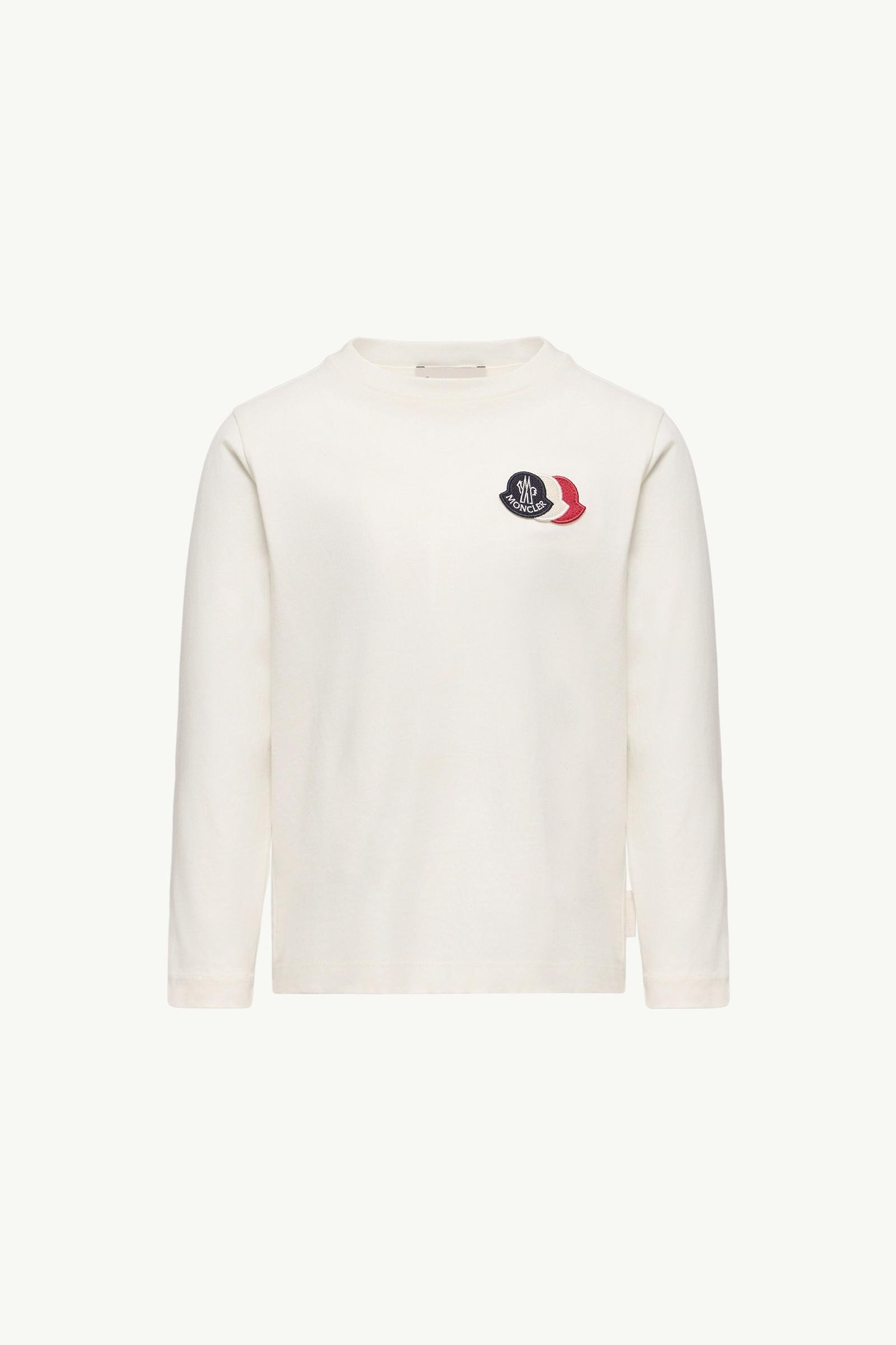 Double Logo Long Sleeve Cotton T-Shirt
