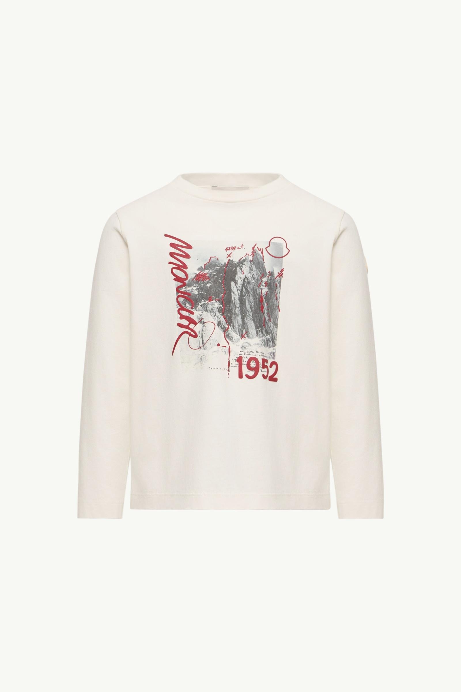 Mountain Long Sleeve Cotton T-Shirt