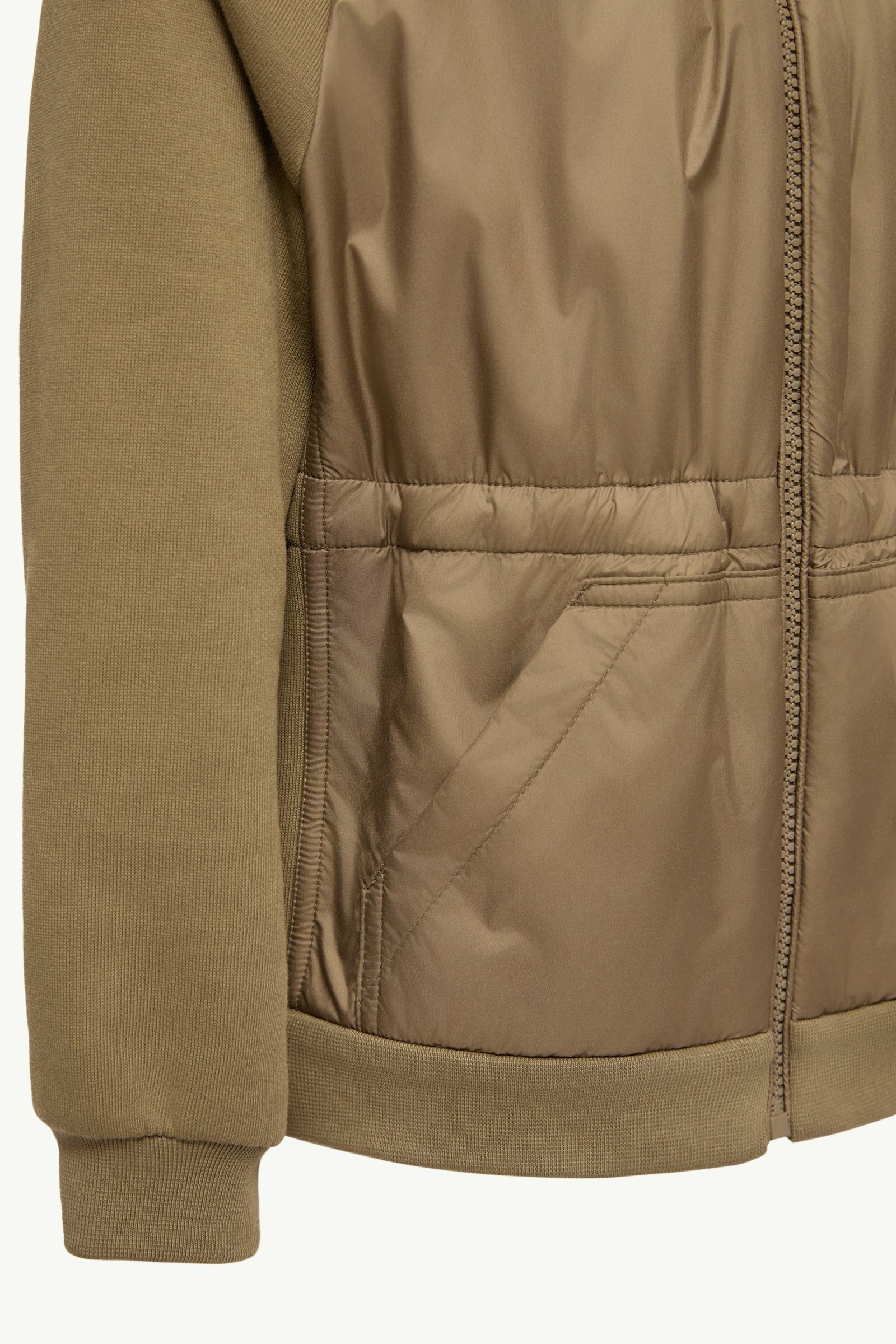 Hooded Zip-Up Sweatshirt - 图片 4