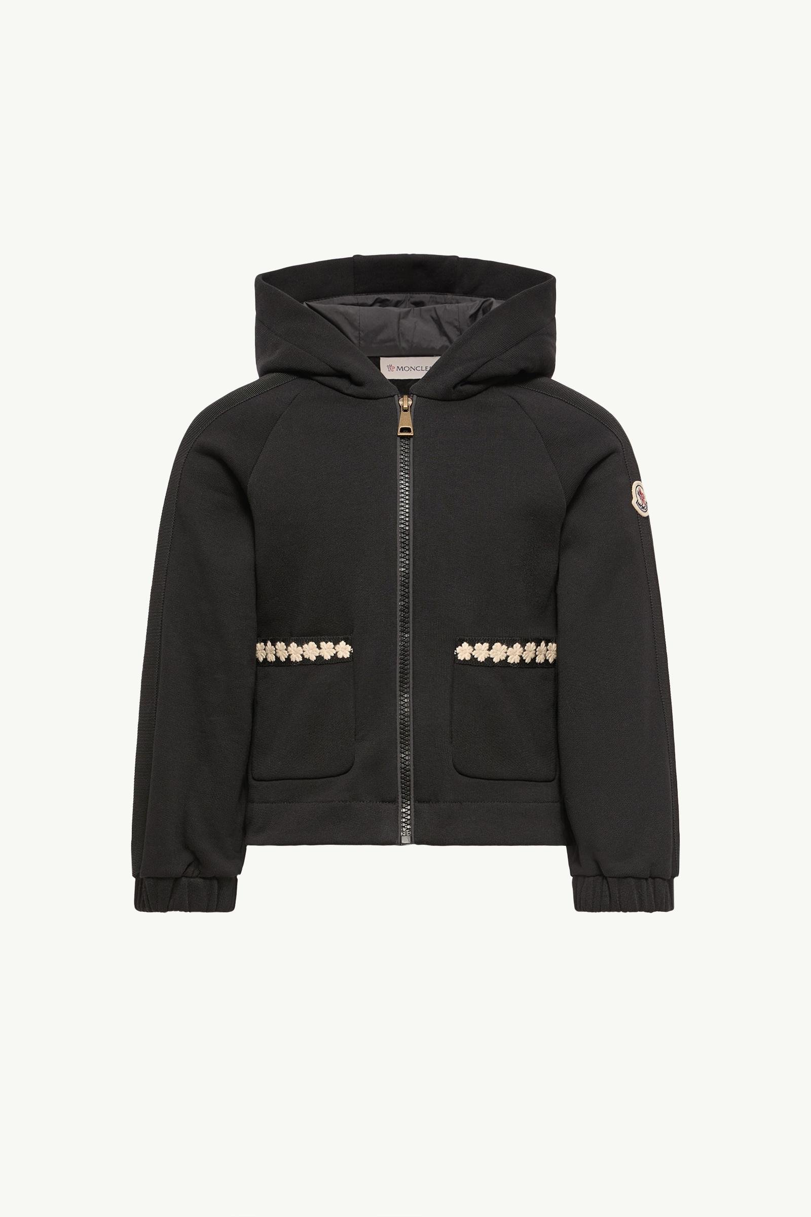 Cotton Blend Zip-Up Hoodie