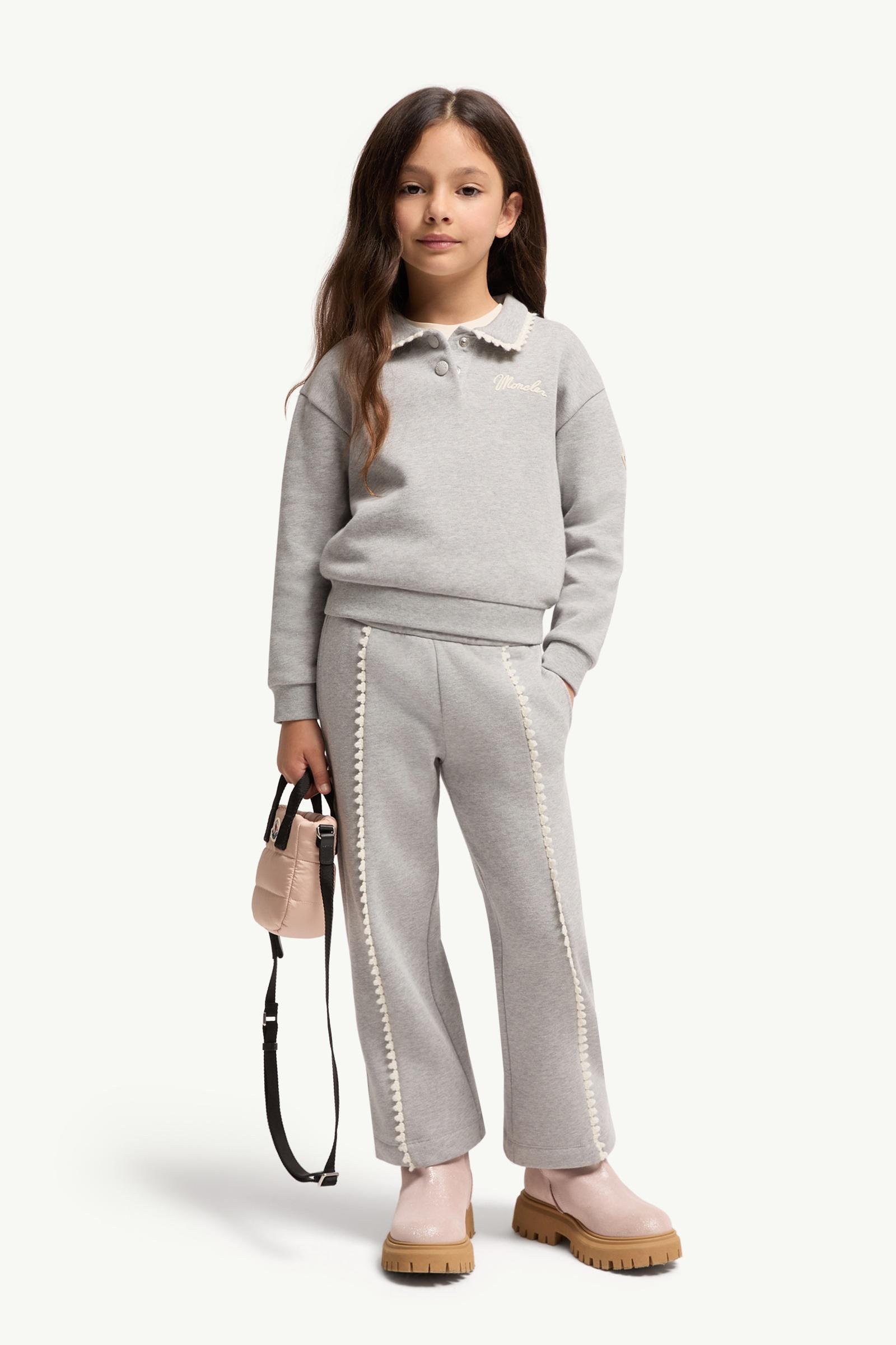 Alternative view of Cotton Fleece Trimmed Track Pants