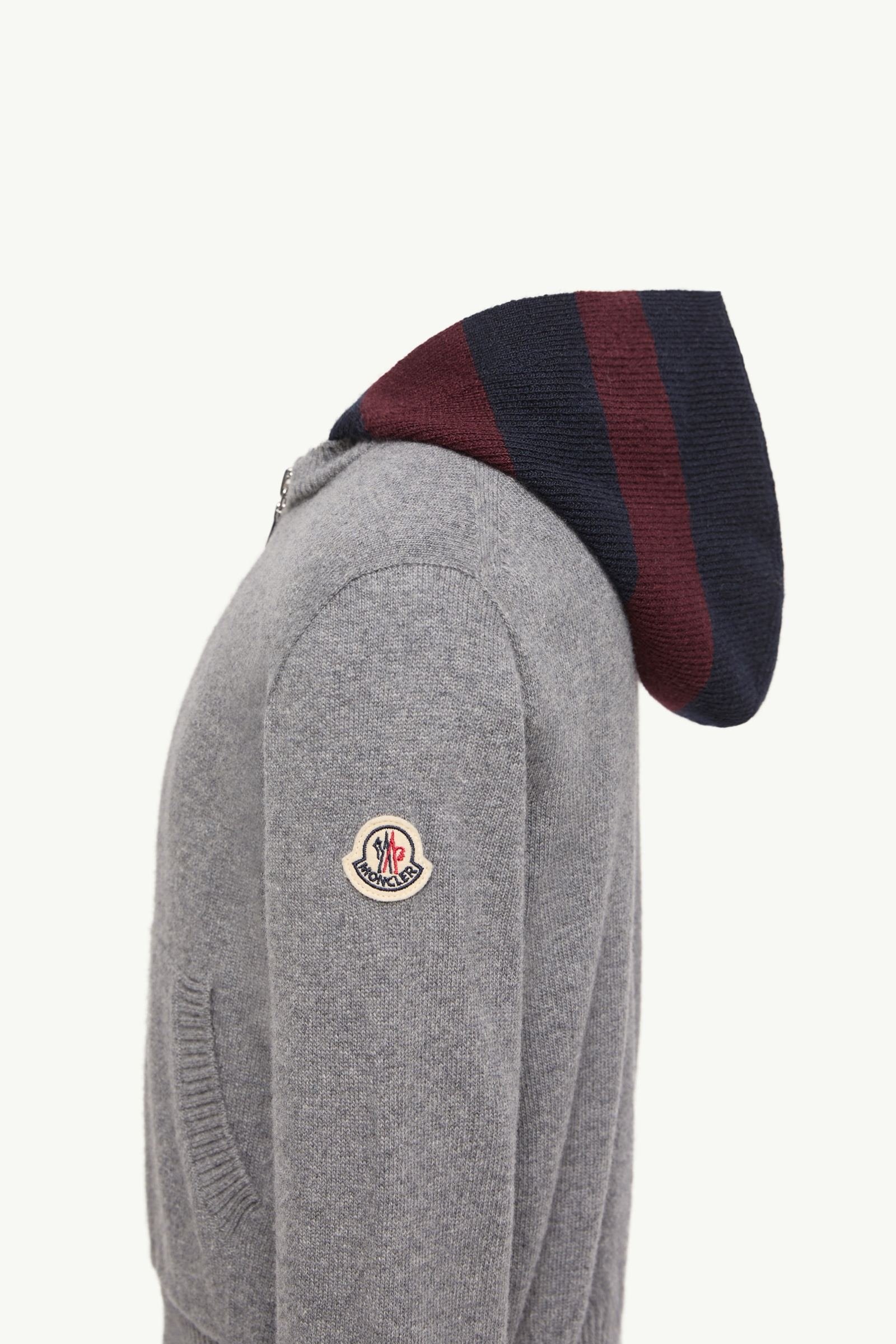Wool & Cashmere Zip-Up Hooded Cardigan - 图片 3