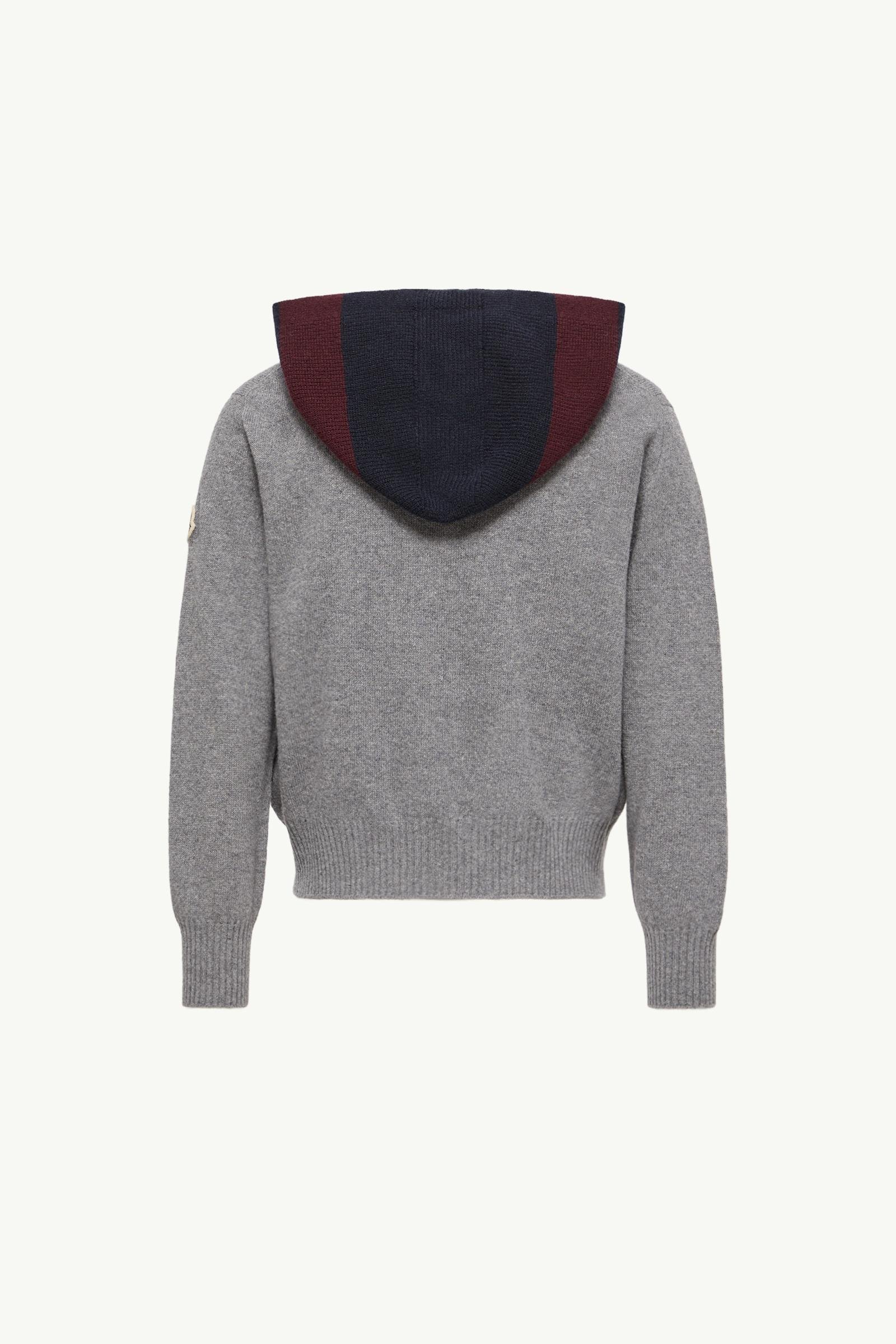 Wool & Cashmere Zip-Up Hooded Cardigan - 图片 4