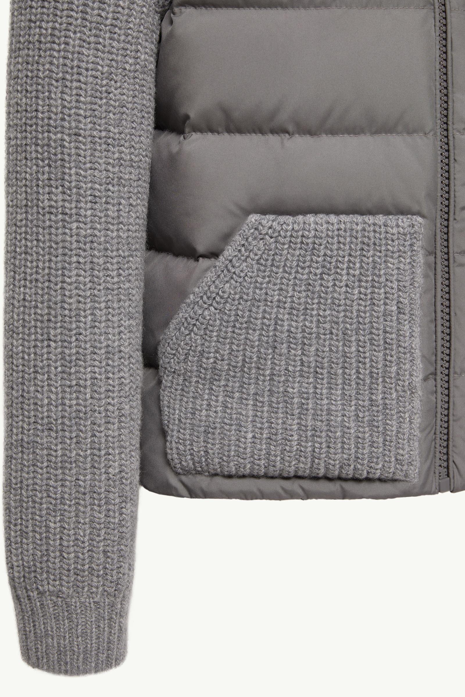 Wool & Cashmere Padded Cardigan - 图片 5