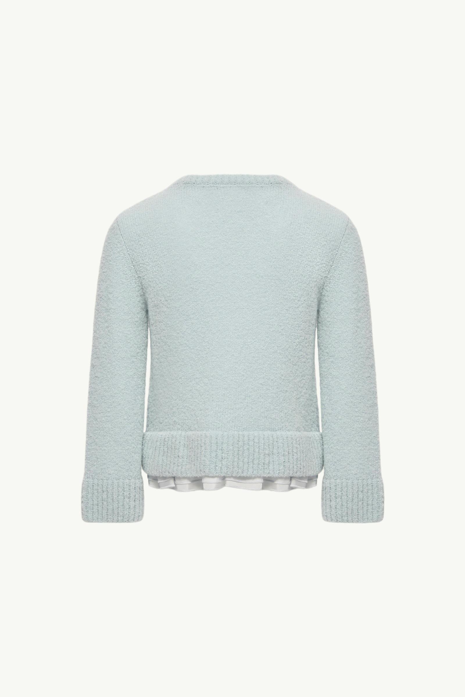 Embroidered Wool Blend Jumper - 图片 3