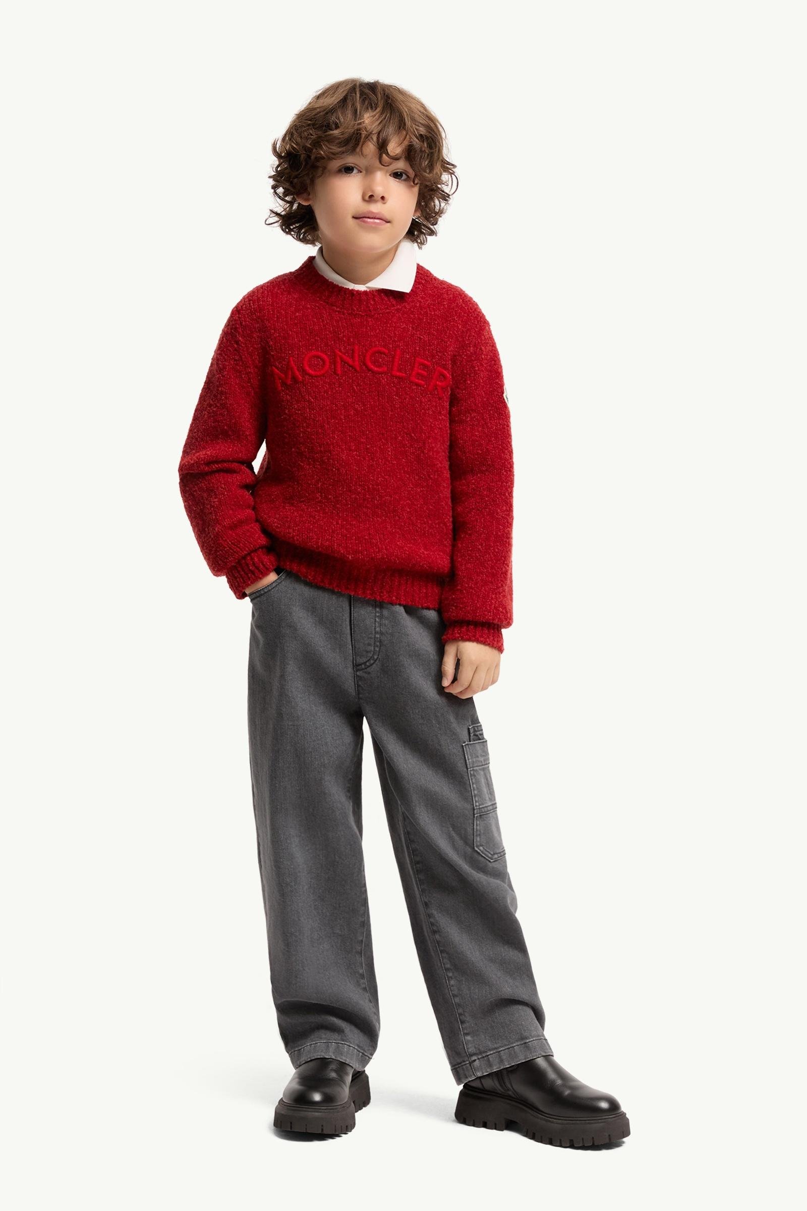 Alternative view of Logo Bouclé Wool Blend Jumper