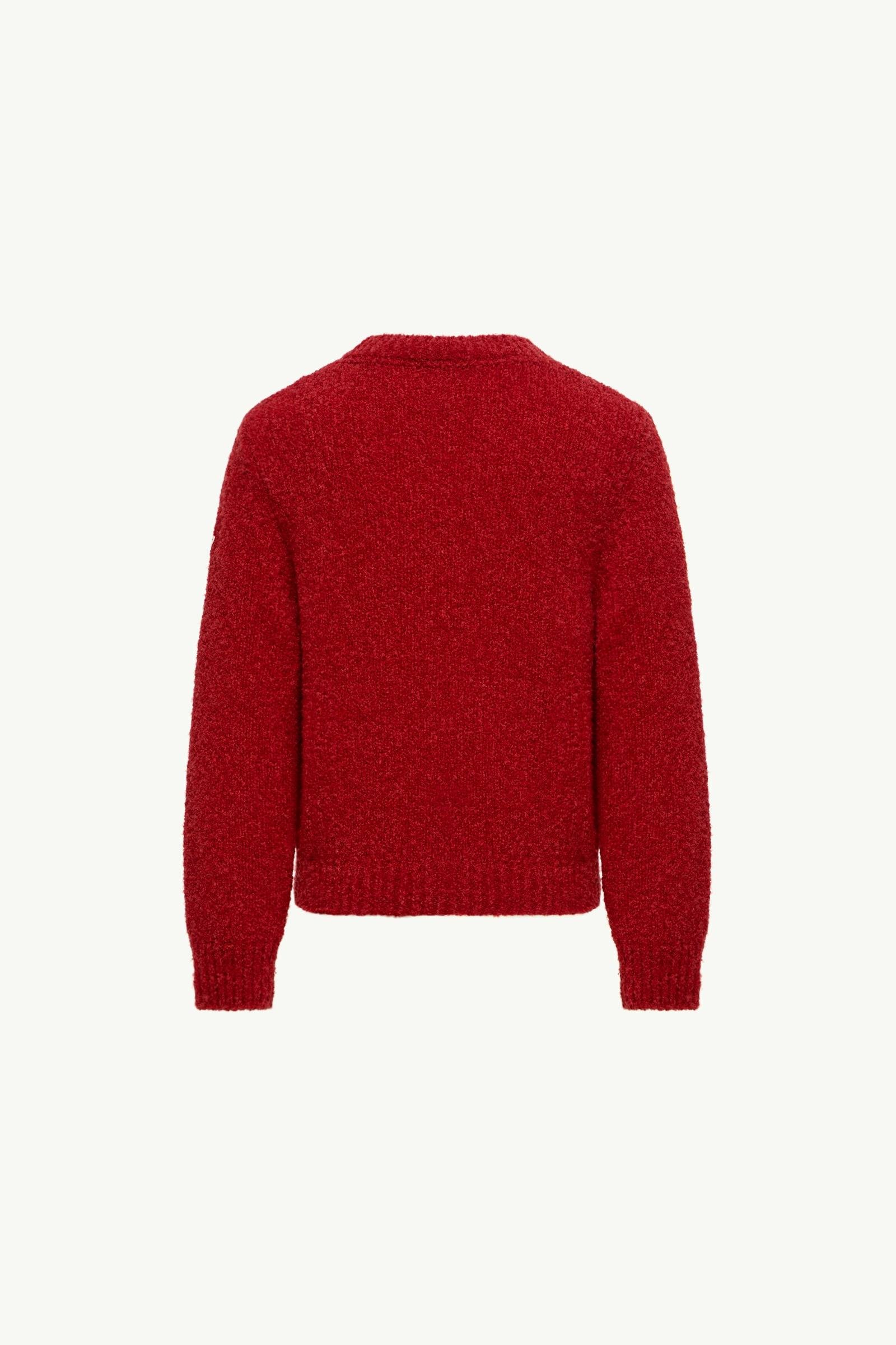 Logo Bouclé Wool Blend Jumper - 图片 4
