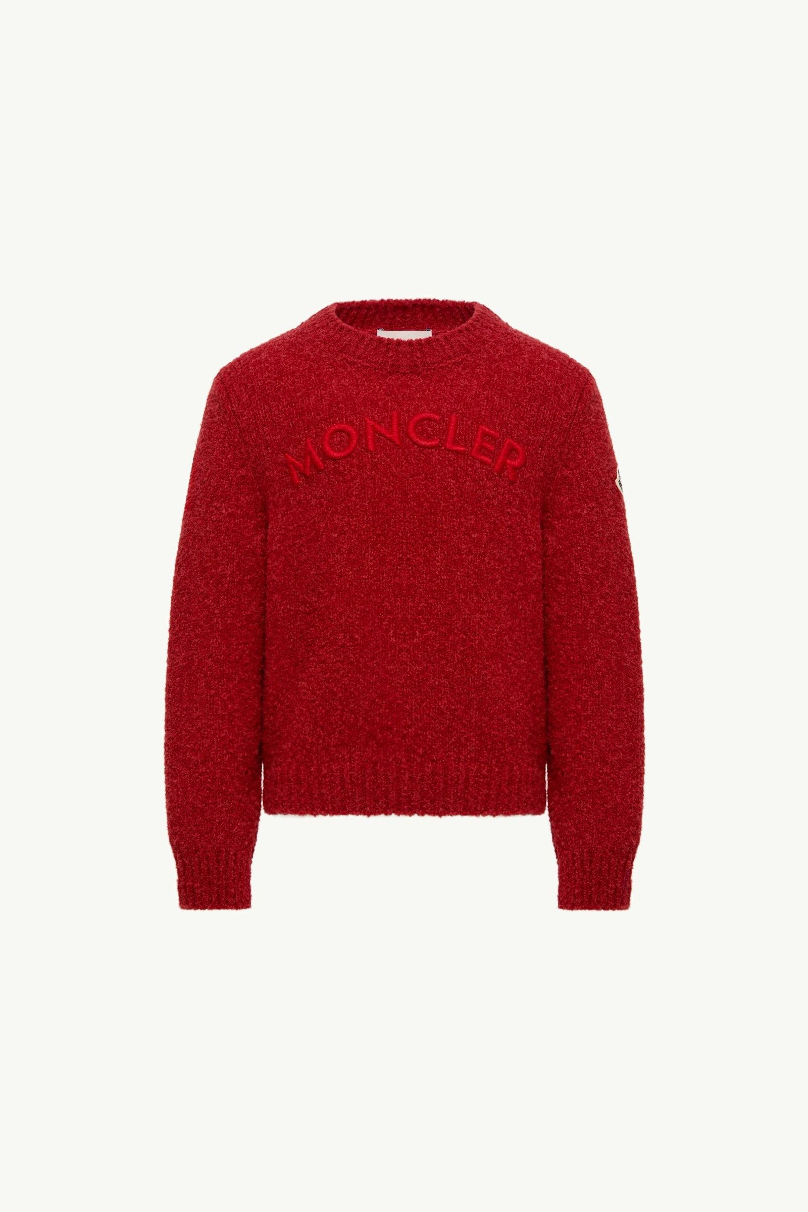 Logo Bouclé Wool Blend Jumper