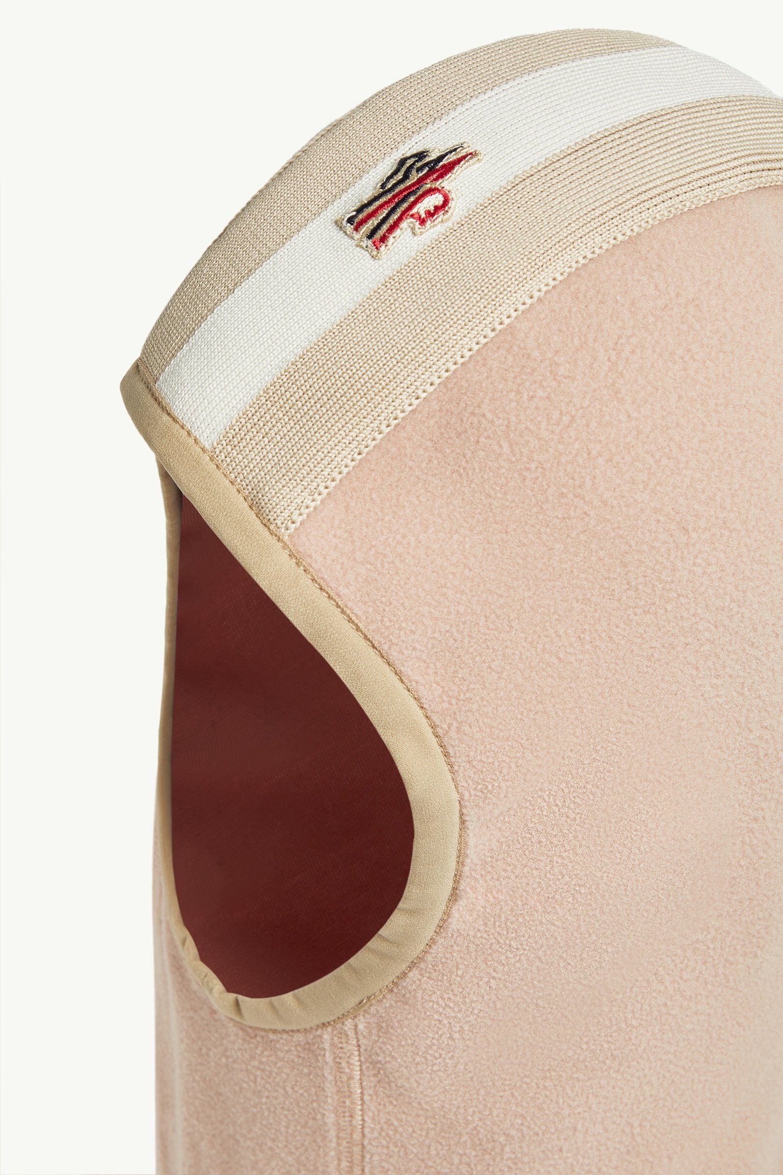 Alternative view of Striped Trim Fleece Balaclava