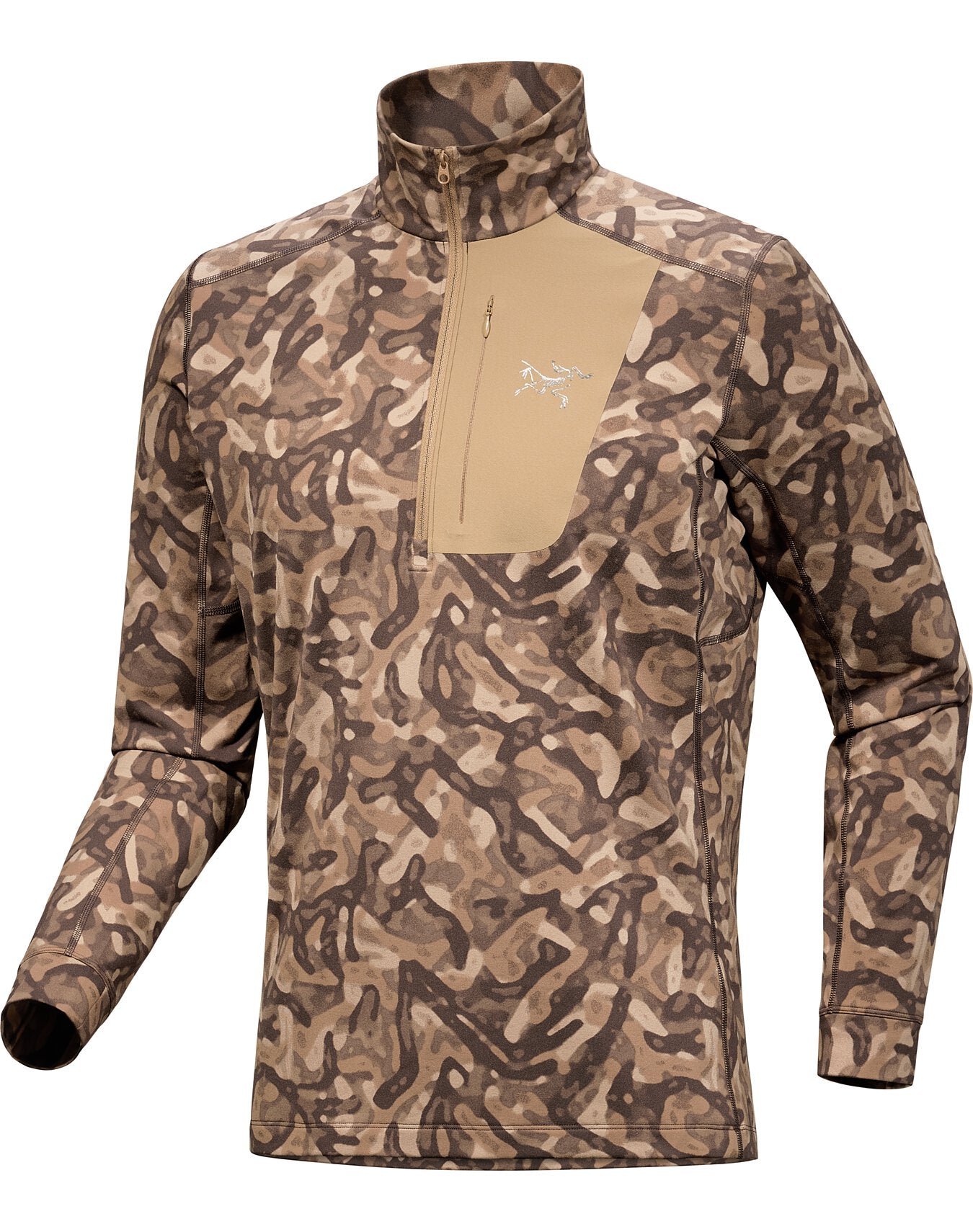 Rho LT Zip Neck Men's - Print - 图片 7