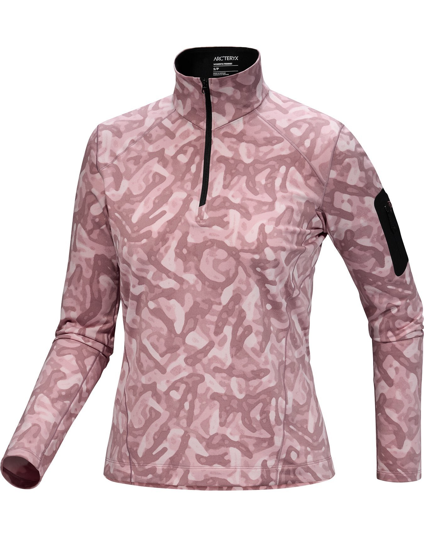 Rho Zip Neck Women's - Print - 图片 7