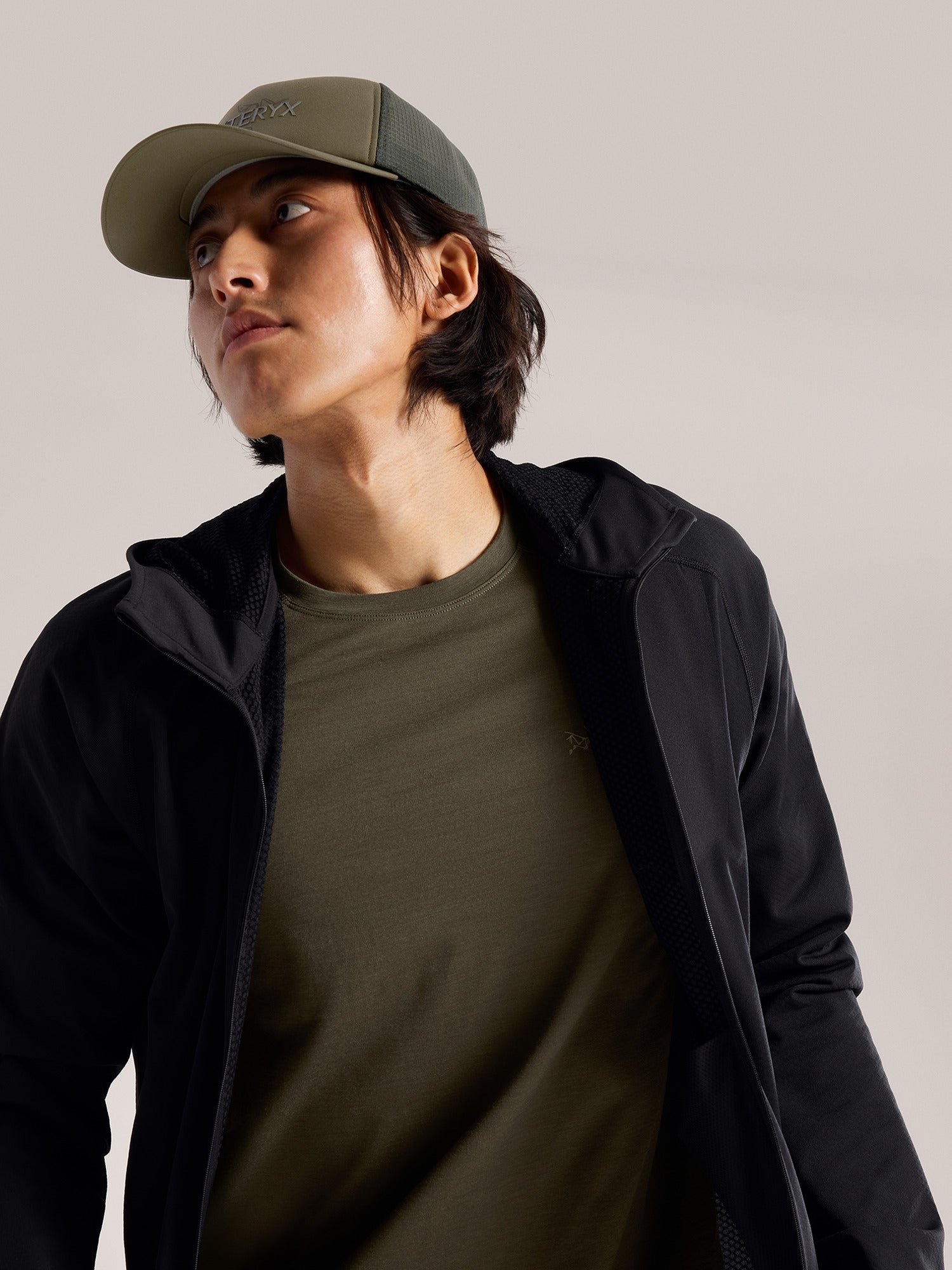 Alternative view of Bird Word Trucker Hat