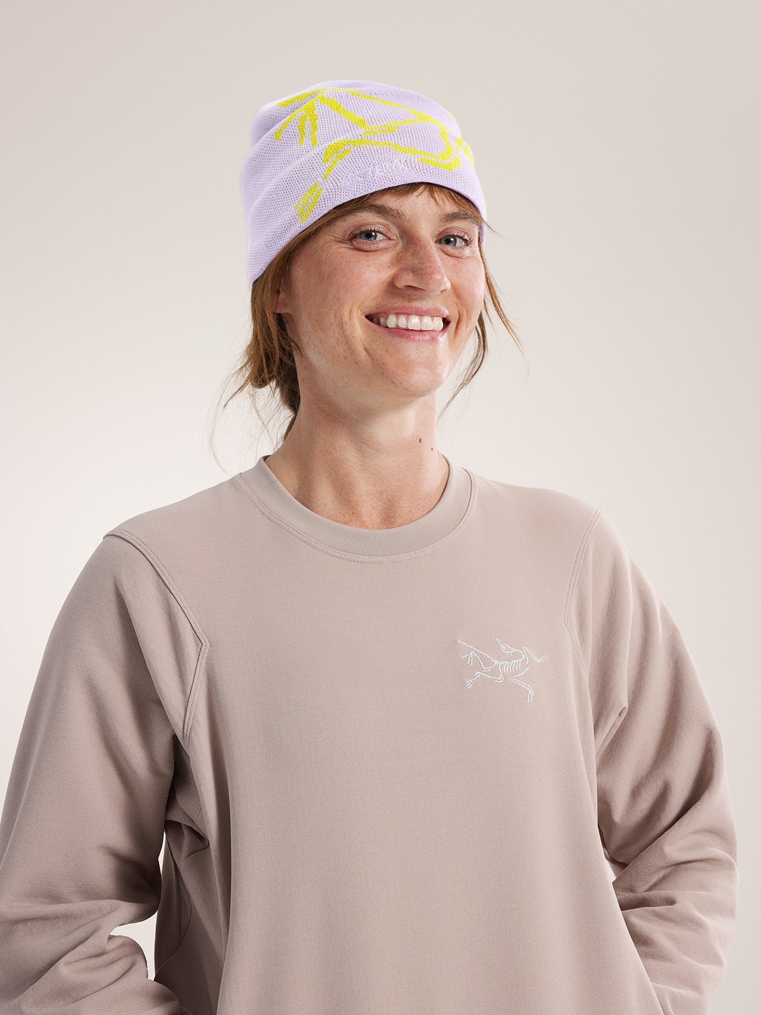Alternative view of Bird Head Toque