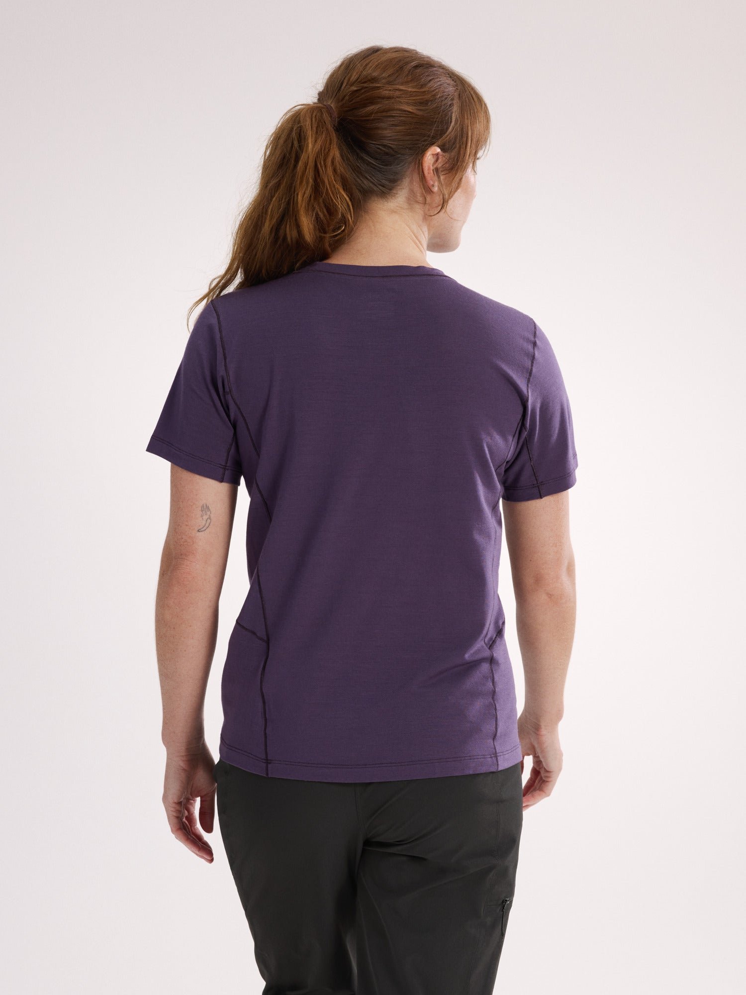 Lana Merino Wool Crew Shirt SS Women's - 图片 4