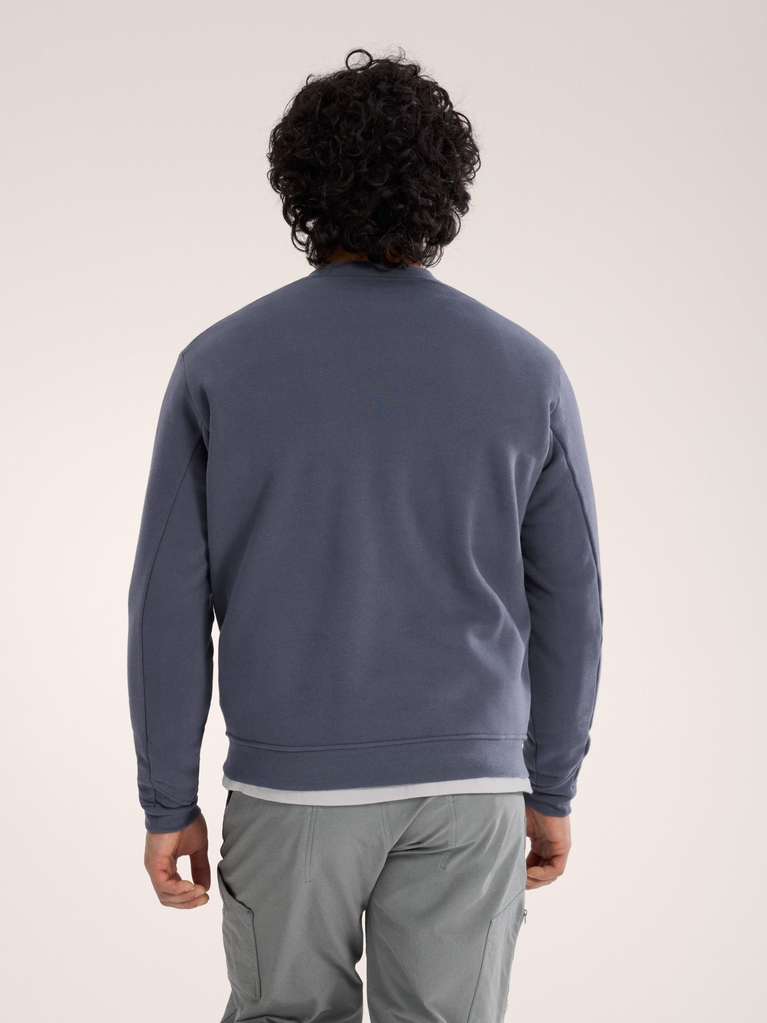 Emblem Fleece Crew Neck Pullover Men's - 图片 3